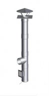KOMINUS Nerezový komínový systém v.4m/o150/uhol 45° 